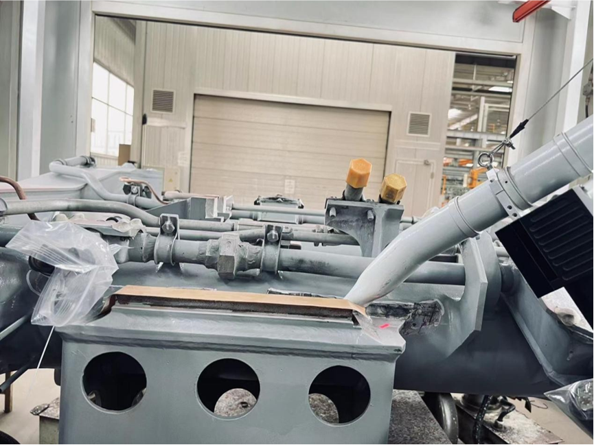 轉(zhuǎn)向架探傷前激光清洗